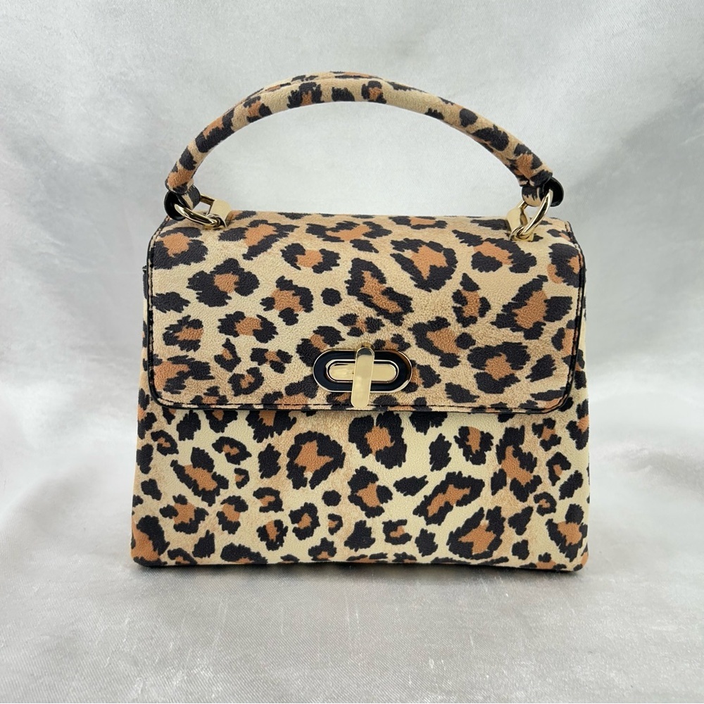On 34th Leopard Print Handbag